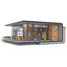 Coffee shop building